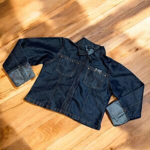 Vintage Xhilaration Jean Denim Jacket Coat Cropped XS